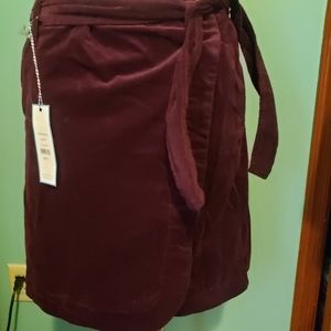 Courderoy wrap skirt